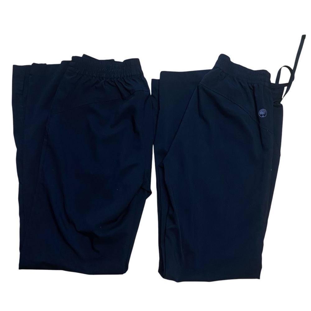 Bundle of 2 Healing Hands black Women's scrub pants